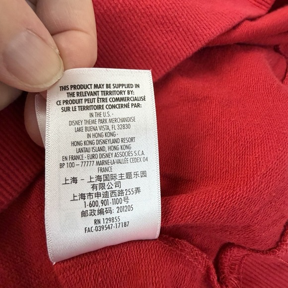 Disney Parks Women's Mickey Mouse Red Plaid Cotton 2PC Set Pajamas Large - Picture 9 of 13